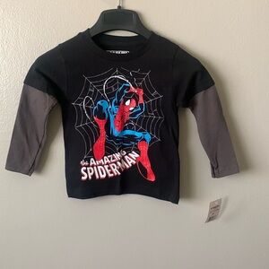 Marvel Comics Toddler Boys Long Sleeve T-Shirt Size 2T  Spider-Man